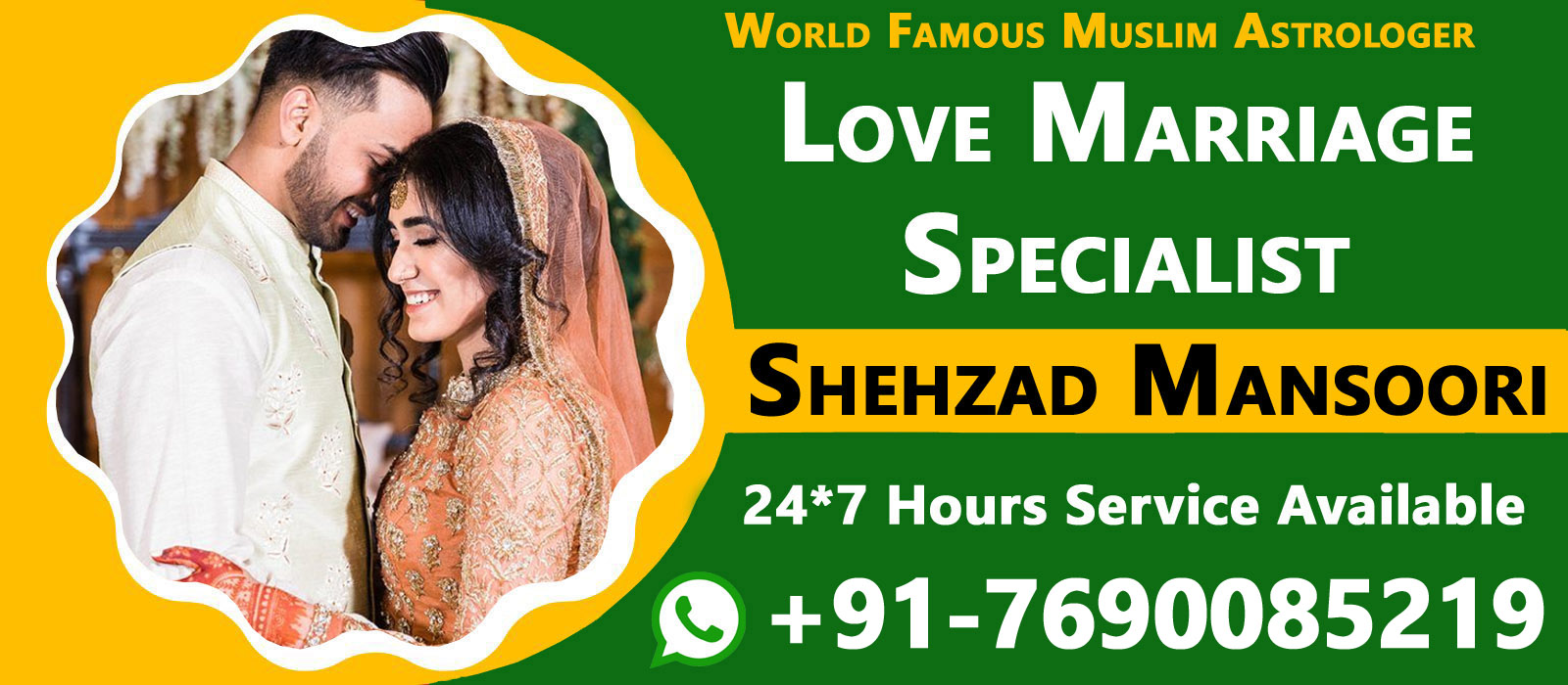 Famous Astrologer Shehzad Mansoori Ji +91-7690085219