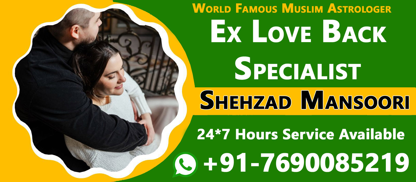 Famous Astrologer Shehzad Mansoori Ji +91-7690085219